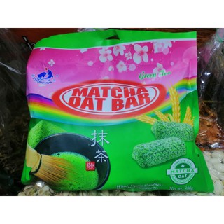 ข้าวโอ๊ต​อัดเเท่งรสชาเขียว​ 300กรัม