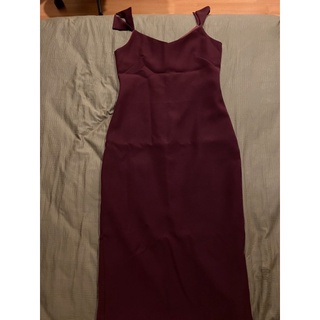 new 🎀 เดรส dress paing สี burgundy