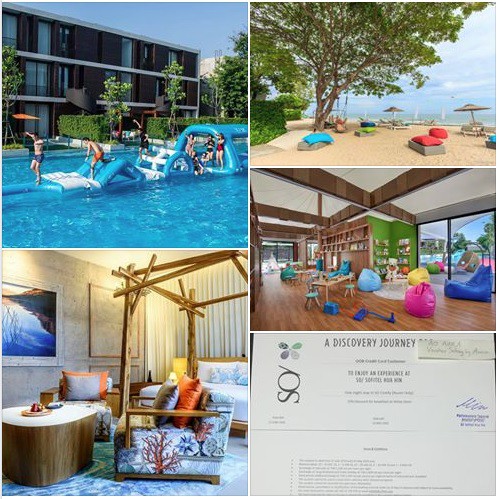 บัตร voucher ที่พัก โซ โซฟิเทลหัวหิน SO SOFITEL Huahin สุดฮิปริมหาด