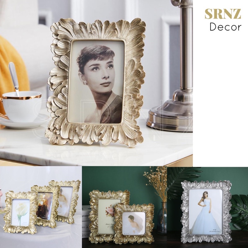 PF8 LUXURY RESIN PICTURE FRAME BINGKAI GAMBAR PHOTO FRAME PHOTO STAND DISPLAY DECOR