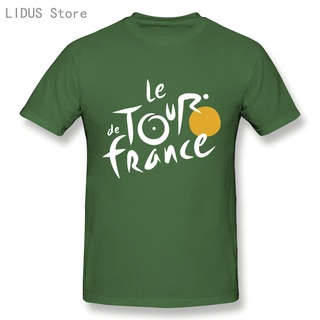 ผ้าฝ้ายคอกลมใหม่ล่าสุด เสื้อยืด พิมพ์ลายตัวอักษร Le De Tour France สไตล์ฮิปฮอป สําหรับผู้ชายfrom S-4XL