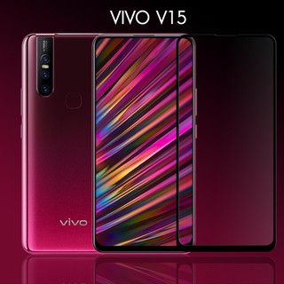 5D ฟิล์มกระจก เต็มจอ กาวเต็มแผ่น วีโว่ วี15 สีดำ Full Glue Tempered glass for Vivo V15 (6.53") Black