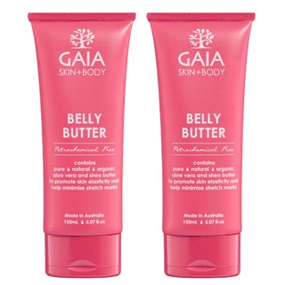 GAIA SKIN NATURALS ครีมลดรอยแตกลาย สำหรับสตรีมีครรภ์ ไกอา สกิน แอนด์ บอดี้ เบลลี่ บัตเตอร์ สูตรสารสกัดว่านหางจระเข้ 2 หล