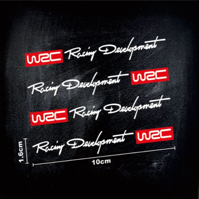 สติ๊กเกอร์​แต่งรถ  WRC​ Racing