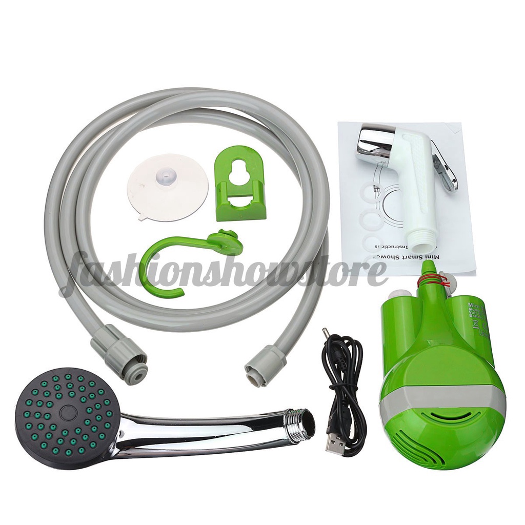 MECO Portable Outdoor Camping Shower Hiking Travel Handheld Battery