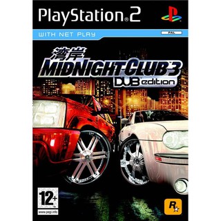 Midnight Club 3 PS2 แผ่นไรท์ เกมps2 เกมเพล2 รถแข่งมิดไนท์ midnight ps2