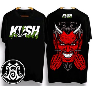 ผ้าฝ้าย 100%เสื้อยืด kush เสื้อยืดสุดเท่ Crew neck T-shirt. Oversized T-shirt เสื้อยืดผ้าคอตตอน V.30S-3XL