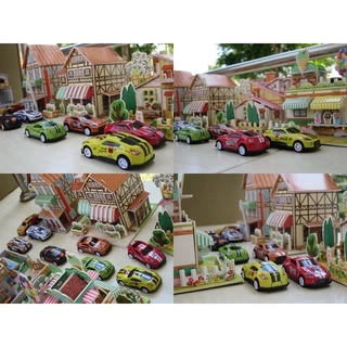 จิ๊กซอว์โมเดล โมเดลบ้าน จิ๊กซอว์3มิติ จิ๊กซอว์กระดาษ 3D Jigsaw puzzle 2