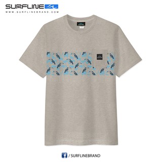 เสื้อยืด Surfline มีกระเป๋า ชาย ลายฝูงเงือก SL05645