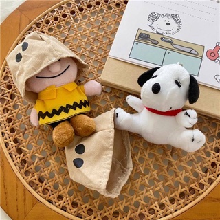 Ag พวงกุญแจ จี้ตุ๊กตาการ์ตูนอนิเมะ Snoopy Charlie น่ารัก สําหรับห้อยกระเป๋า