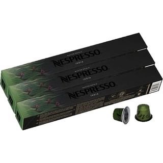 Nespresso INDIA Intense Ground Coffee Capsule เนสเพรสโซ อินเดีย อินเทนโซ แคปซูล กาแฟคั่วบด 30 Capsules