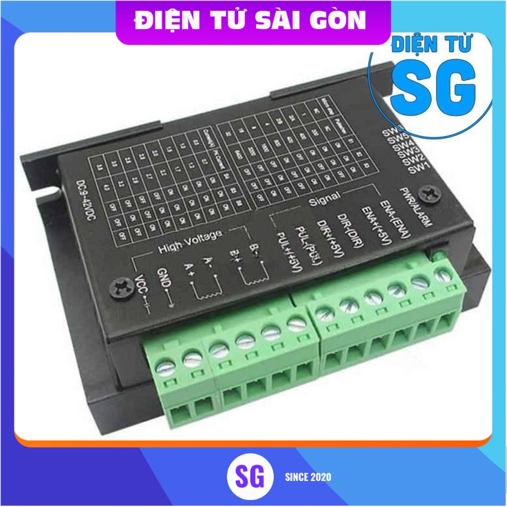 วงจรควบคุมมอเตอร์สเต็ป TB6600 4.0A 9~42VDC - T483