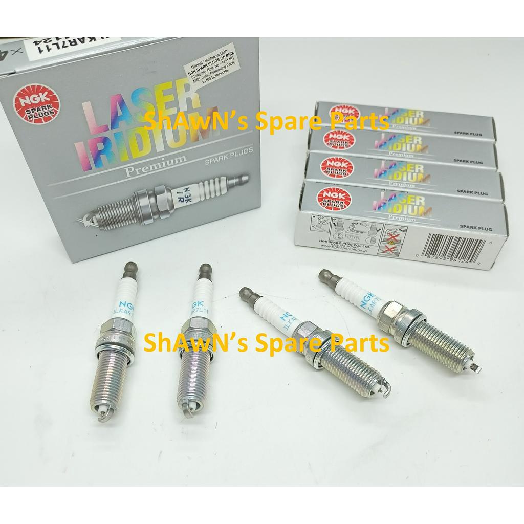 NGK Laser Iridium iLKAR7L11 Mazda 3 BM BN BP 2014-2023 / CX-3 CX3 DK 2015-2023 / Mazda 2 DJ DL 2015-