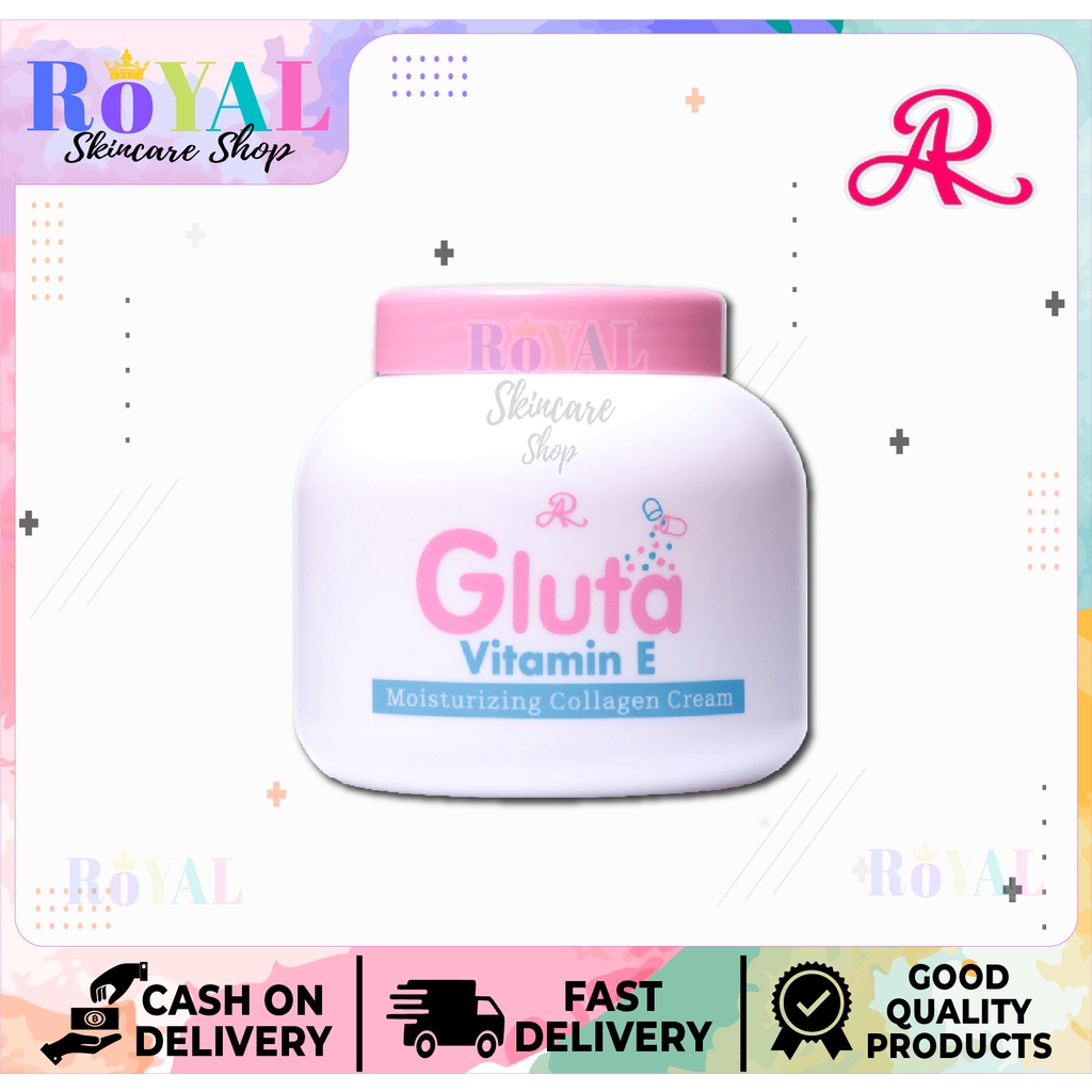 AR GLUTA Vitamin E Moisturizing Collagen Cream 200ml
