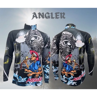 JK Thailand เสื้อตกปลา ANGLER ป้องกันรังสี UV 80% แห้งเร็ว