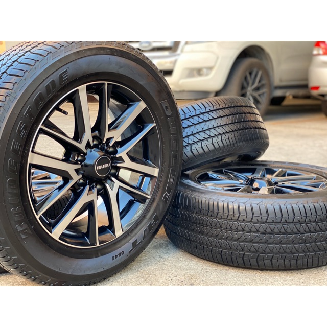 ล้อIsuzu Stealth ขอบ18”พร้อมยางป้ายแดงบริสโตนปี19