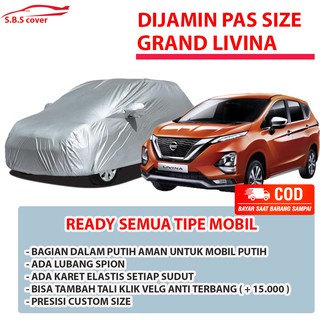 Livina ผ้าคลุมตัวรถยนต์ สําหรับ Livina xr x gear xv avanza Triee xenia brio ertiga gx ertiga gl ertiga lama mobilio ertiga mobilio rs calya sigra Livina xv 1.5 Livina long Livina Hws/sx4/sx4 ไม้กางเขน