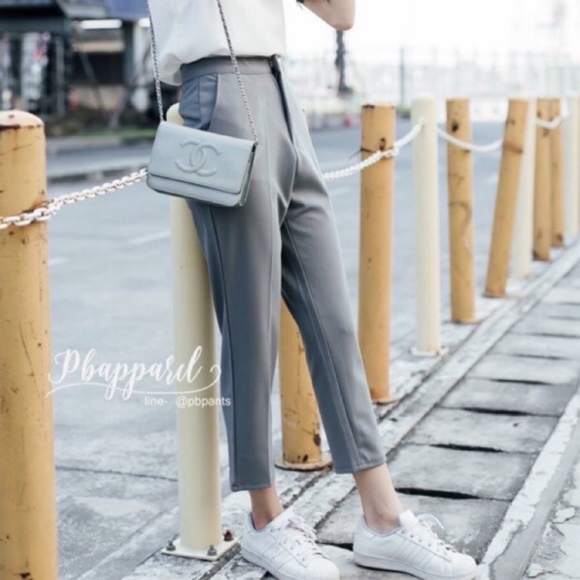 ส่งต่อ กางเกงสีดำ 7 ส่วน ร้าน pbpants size s