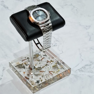 ฐานวางนาฬิกา โชว์นาฬิกา watch stand เบาะหนังแท้ full grain เกรดพรีเมียม ส่งออก