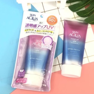 Rohto Skin Aqua Tone Up UV Essence SPF50+PA++++ 80g