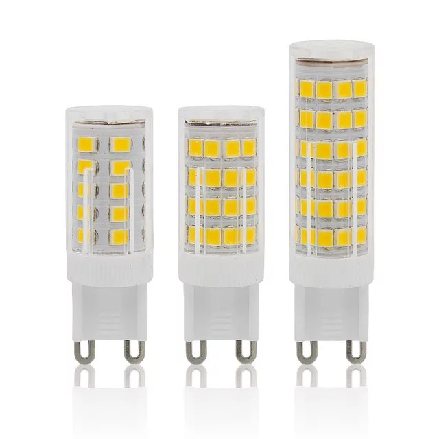 G9 super bright led หลอดไฟประหยัดพลังงานแหล่งกำเนิดแสงในครัวเรือน pin หลอดไฟคริสตัล  สีเหลืองและสีขาวโคมไฟลูกปัด