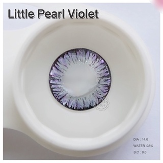 Little Pearl Violet (1)(2) Contact Lens มินิ สีม่วง ม่วง บิ๊กอาย Pretty Doll Bigeyes Mini คอนแทคเลนส์ ค่าสายตา สายตาสั้น