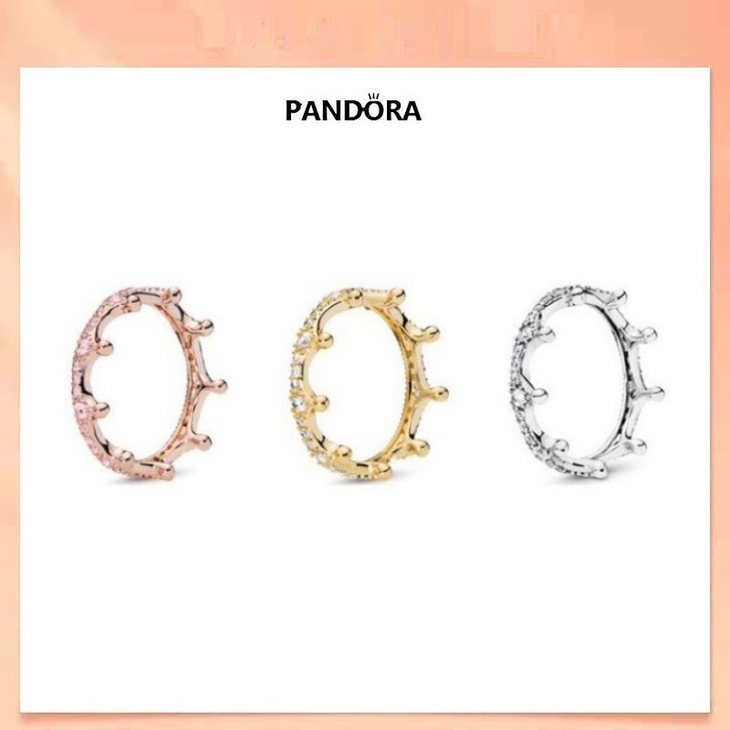 แหวนเงาสไตล์คลาสสิก Pandora ทำจากเงินSterling 925