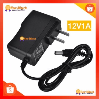 Adapter Converter 12V 1A Power Supply EU/US Plug DC 5.5mm X 2.1mm For Led Ta CCTV New Alitech