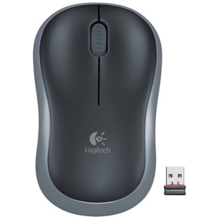 ‼️ส่งฟรี‼️LOGITECH เมาส์ไร้สาย (สีดำ) รุ่น M185