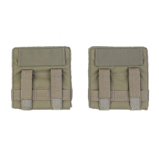 Pew กระเป๋าด้านข้าง 6X6 นิ้ว สไตล์ยุทธวิธี MOLLE HSP OT70 2 ชิ้น