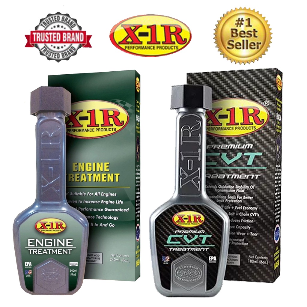 X 1r Engine Treatment สารเพิ่มประสิทธิภาพเครื่องยนต์ And X 1r Premium Cvt