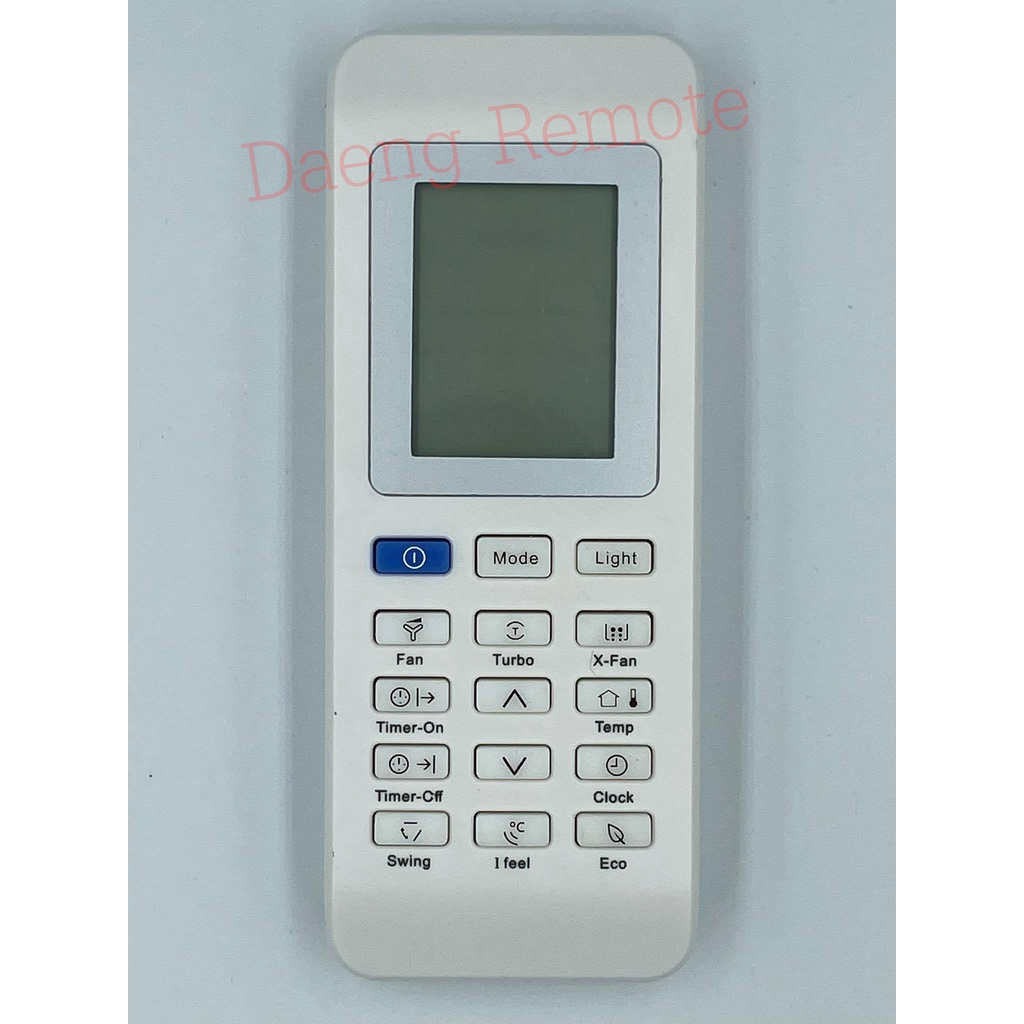 รีโมทแอร์ Electrolux รุ่น YAK1FB5 / YAR1FB1 รุ่นและปุ่มคำสั่งต้องเหมือนเดิม จึงจะใช้งานได้