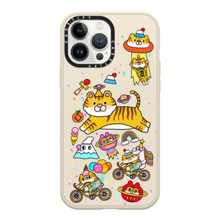 Casetify Lucky Flying Tiger 13 Pro Max Compatible Impact Case  สี: White Sand [13PMสินค้าพร้อมส่ง]