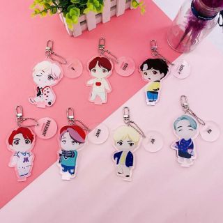 PRE แฟนเมด พวงกุญแจสแตนดี้BTS ขนาด7.5×11cm.🛒