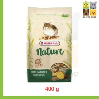 Versele Laga Nature  Mini Hamster อาหารแฮมสเตอร์แคระ เนเจอร์ Extra Grains &amp; Seeds Pro Health 4 400 กรัม ราคา 150 บ.