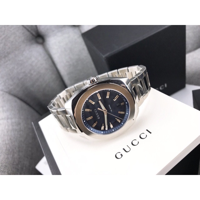 Gucci Navy Sun Brushed Watch