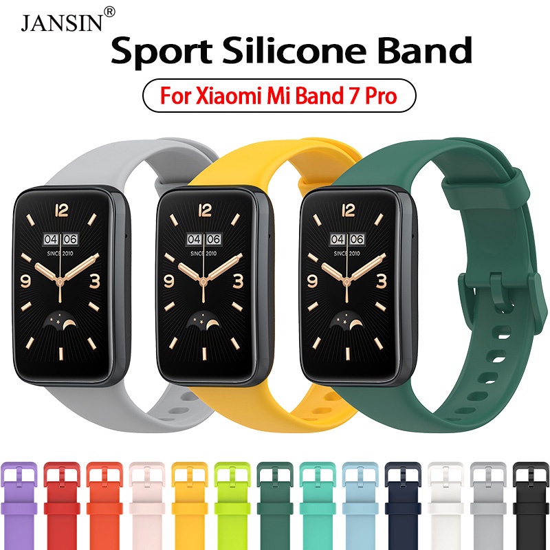 สาย mi band 7 pro สายนาฬิกาข้อมือ ซิลิโคน สไตล์สปอร์ต สำหรับ Xiaomi Mi Band 7 Pro GPS Smart Watch
