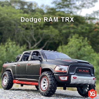 โมเดลรถยนต์ของเล่น 1 : 32 Scale Dodge Ram Trx Pick - Up Truck พร้อมเสียง