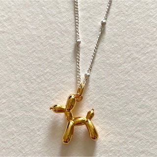 LLRB | สร้อยคอเงินแท้ 925 น้องหมาน้อย Silver necklace bubble doggy