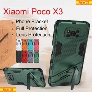 เคสโทรศัพท์มือถือแบบแม่เหล็กพร้อมขาตั้งสําหรับ Xiaomi Poco X3 Pocox3Nfc Pro Gt X3Pro X3Nfc X3Gt