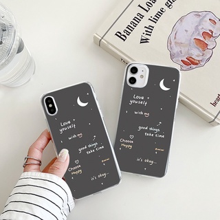 good night เคสไอโฟน X Xr Xs Max cover make faces 7 8 Plus Se 2020 8พลัส เคส iPhone 14 13 12 11 promax simple phone case