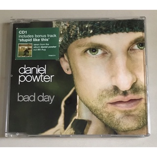 ซีดีซิงเกิ้ล ลิขสิทธิ์ มือ 2 สภาพดี...229 บาท “Daniel Powter” ซิงเกิ้ล "Bad Day" แผ่นหายาก Made in EU.