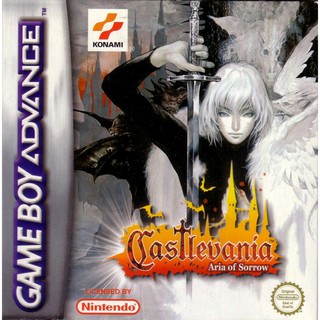 ตลับ  GBA Castlevania 2 Aria of Sorrow ตลับผลิตใหม่ ระบบ เซฟ ไอซี ไม่ใช้ถ่าน