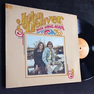 แผ่นเสียง 12 นิ้ว John Denver Back Home again ทดลองฟังได้ครับ