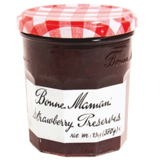 บอนน์มาม็อง แยมรสสตรอว์เบอร์รี่ 370 กรัม - Bonne Maman Strawberry Jam Fruit Spread 370g