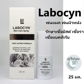 **ฆ่าเชื้อ 99.99% ใน 1 นาที** LABOCYN สเปรย์พ่นผิวหนัง รักษาเชื้อแบคมีเรีย เชื้อรา เชื้อยีสต์ สำหรับสุนัขและแมว (25 ml.)