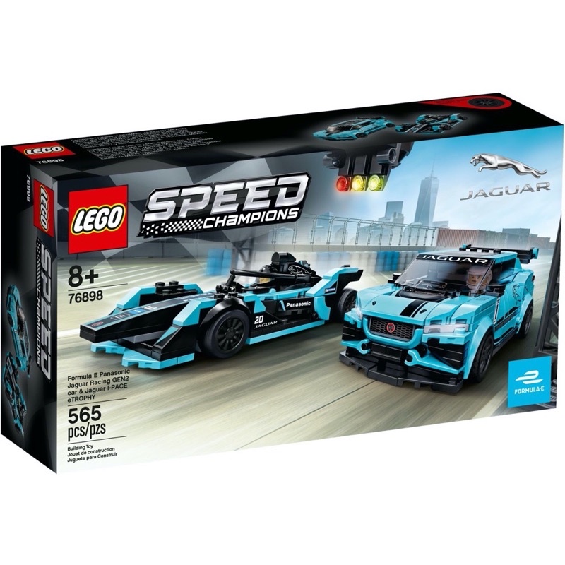 LEGO Speed Champions 76898 Formula E Panasonic Jaguar Racing GEN2 Car & Jaguar I-PACE eTROPHY ของแท้