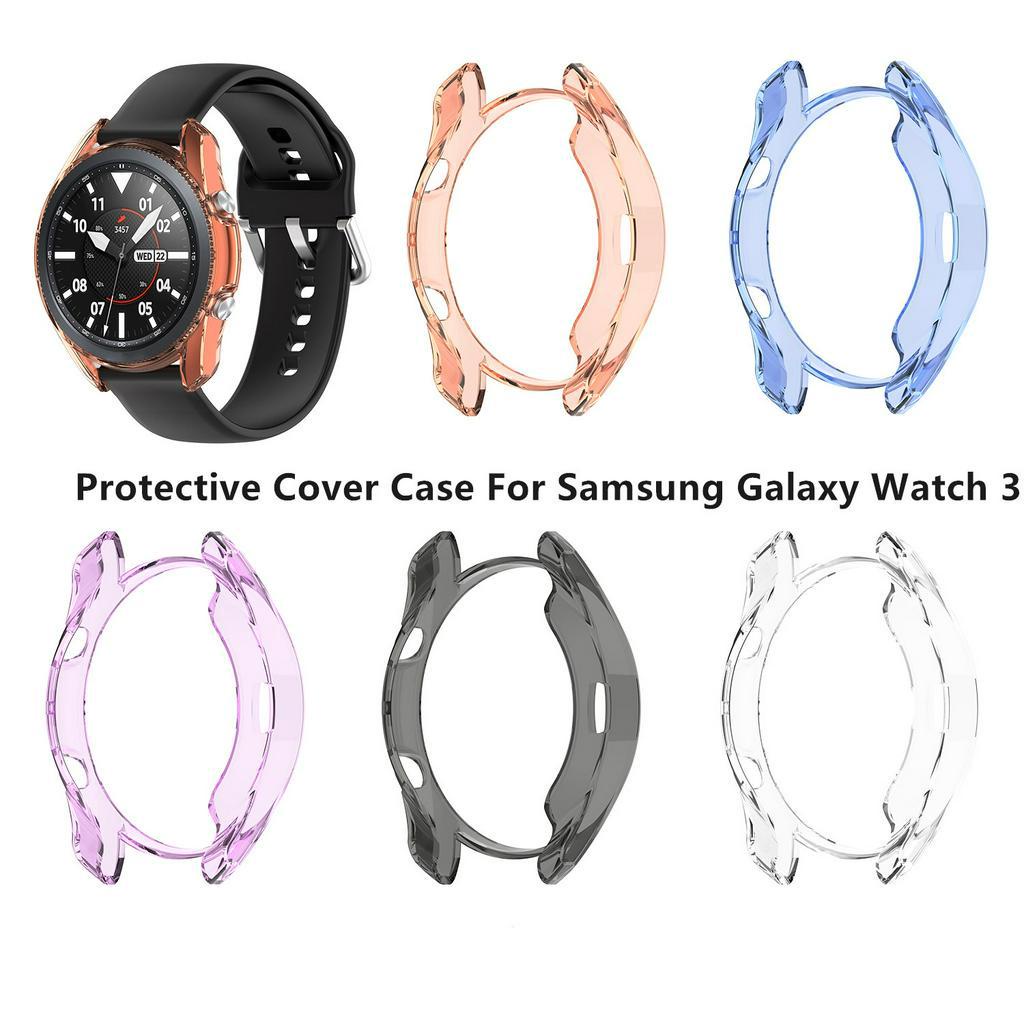 ฝาครอบป้องกันสำหรับ Samsung Galaxy Watch 3 41 มม. 45 มม. กันรอยกันชนสำหรับ Galaxy Watch3 เคสอุปกรณ์เสริมสมาร์ทวอทช์