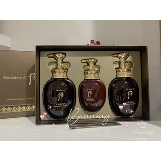 ⚡️ The history of Whoo  แชมพู Whoo Spa Essence set Shampoo 2 ขวด+ ครีมนวด1 ขวด