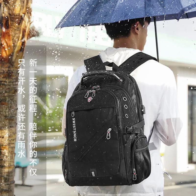 Swiss Army Knife Backpack Men s Large-capacity Travel Computer Backpack ...